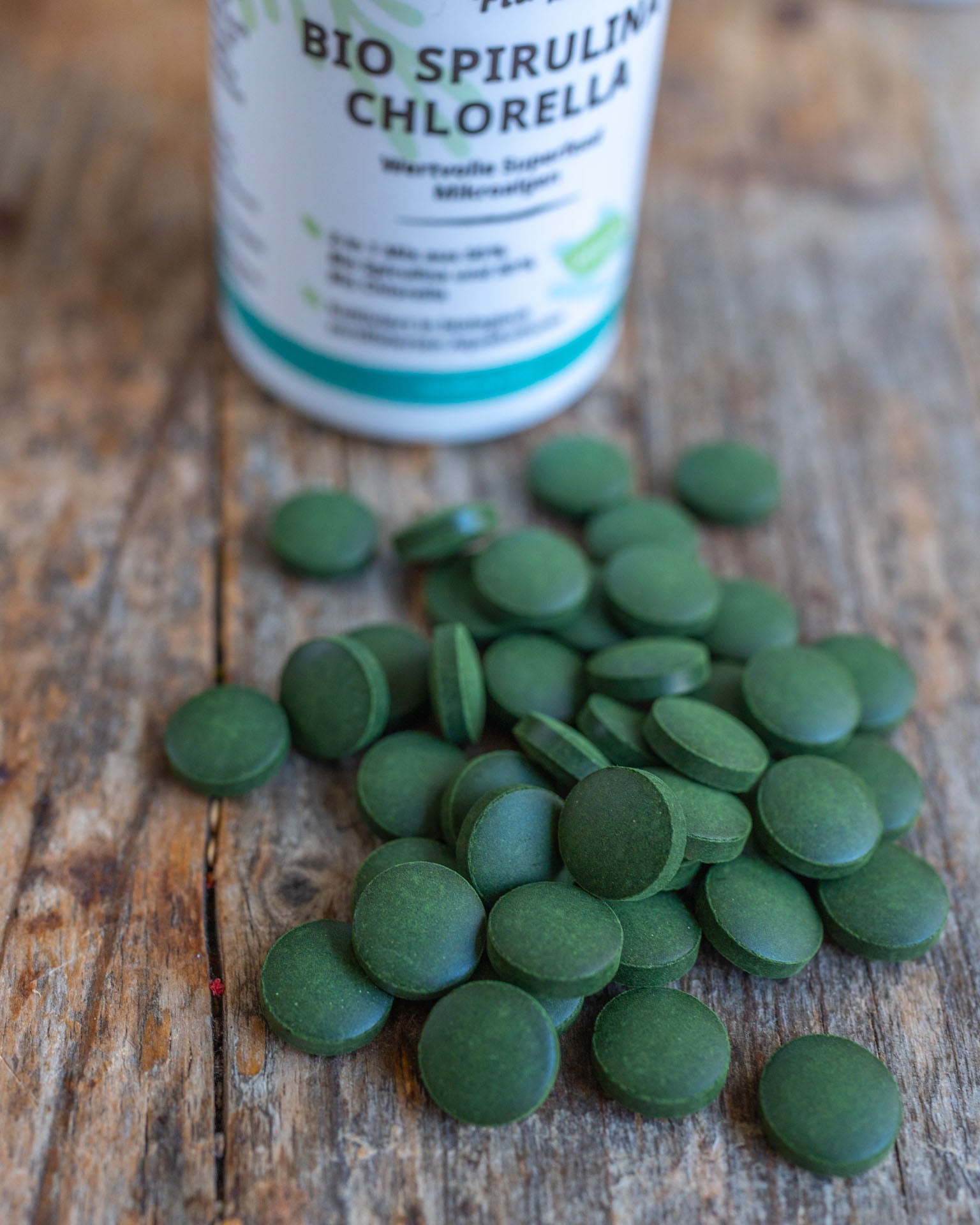 Bio Spirulina & Bio Chlorella Tabletten