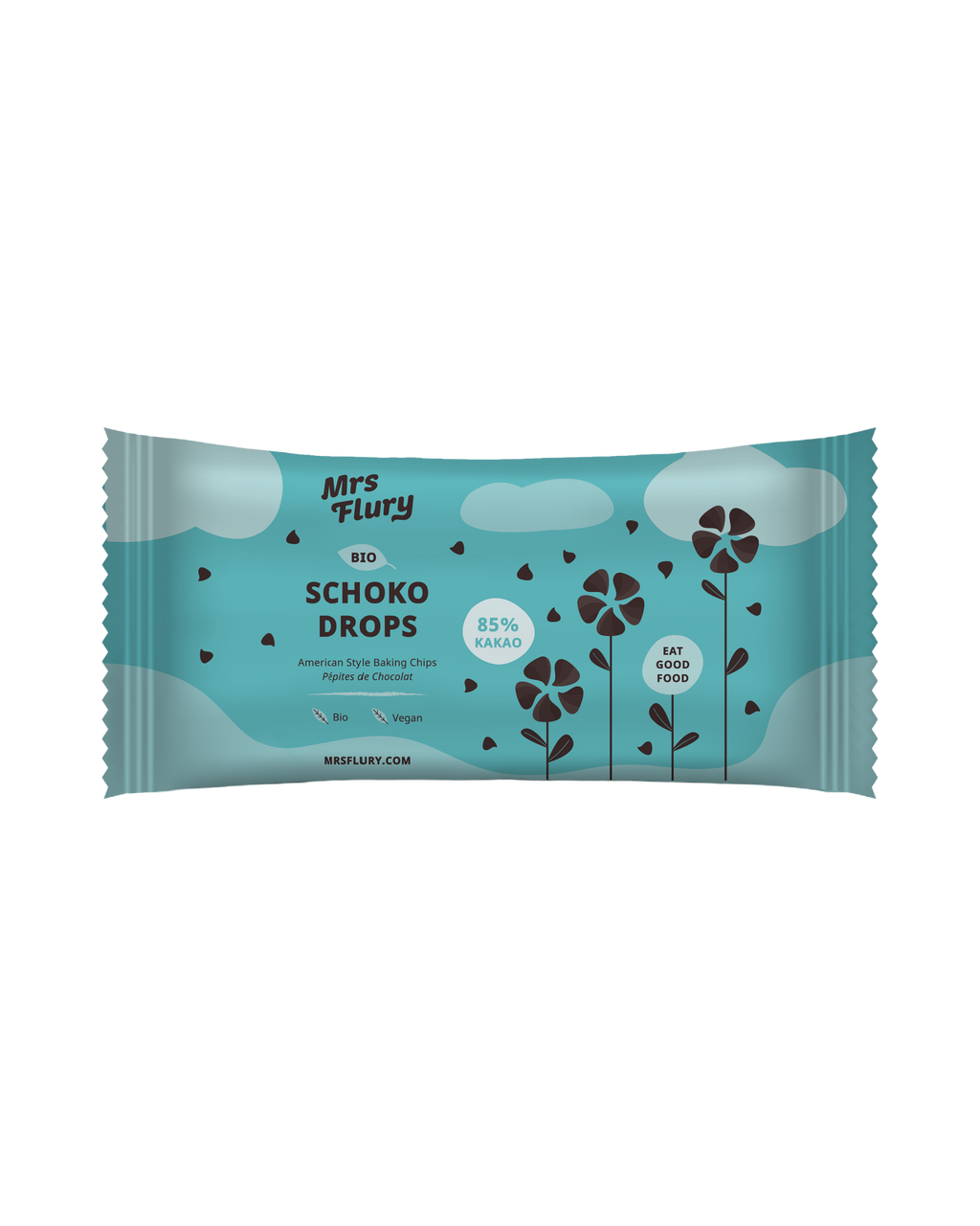 Bio Schoko Drops 85% Kakao - American Style Baking Chips vegan