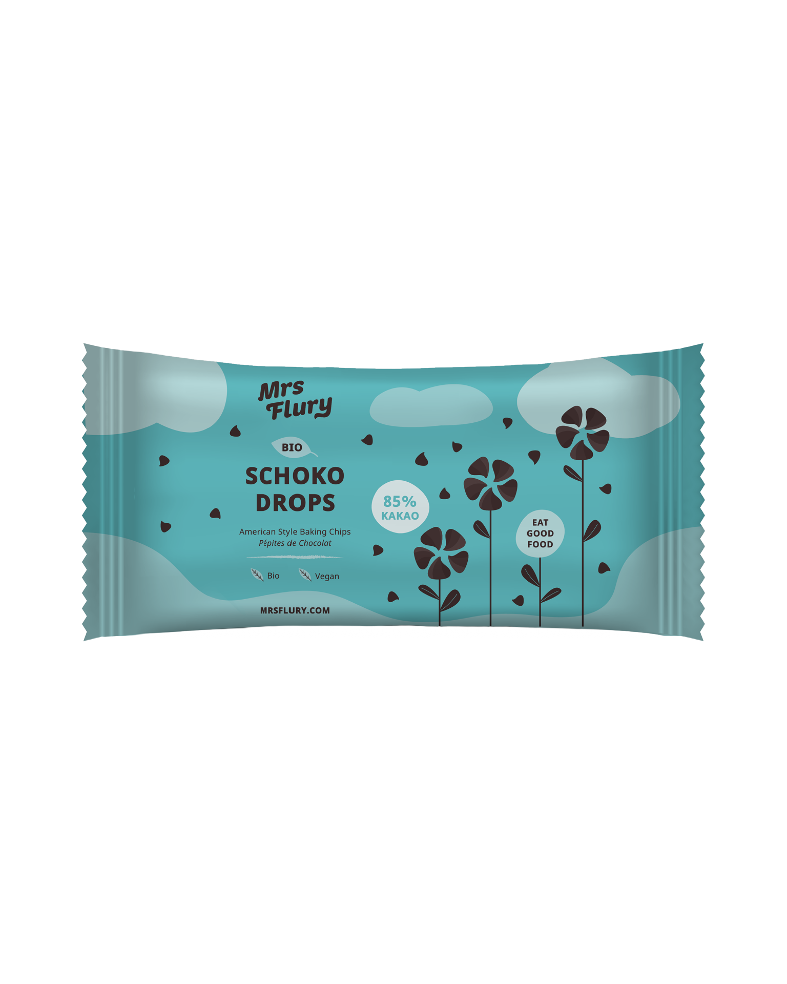 Bio Schoko Drops 85% Kakao - American Style Baking Chips vegan