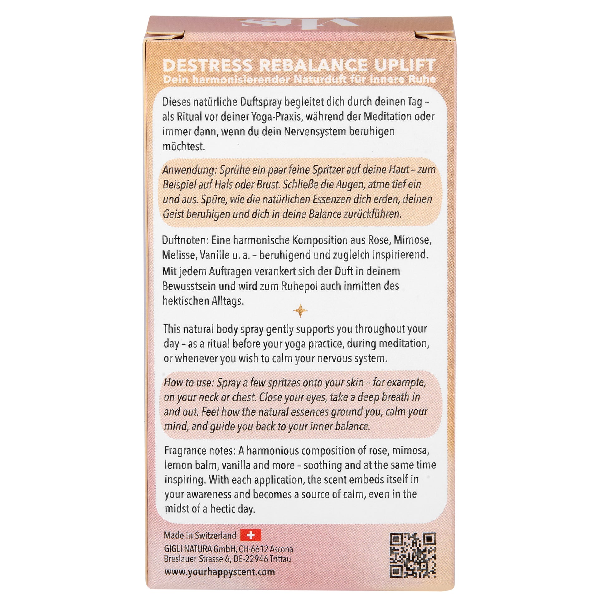 YOUR HAPPY SCENT Body & Soul Spray